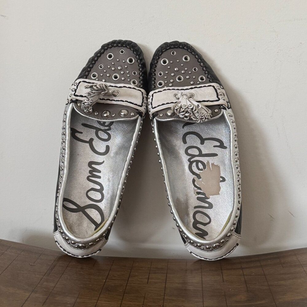 Sam Edelman Studded Tassel Loafers – Women’s 8.5 – Edgy Y2K Punk